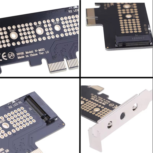 M.2 NVME SSD - PCIe 4.0 -sovitinkortti 64 Gbps M-Key PCIe4.0 X4 2