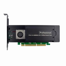 4-portars ASM2824 PCI-E X16-adapterkort