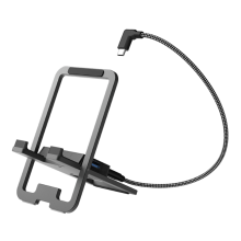 Stazione di ricarica USB C 5 in 1, supporto di ricarica pieghevole in metallo A