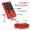 2,4 inch retro handheld gameconsole + gamecontroller B 5