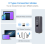 Scanner de codes-barres portable et sans fil pour Android (blanc) 5