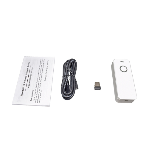 Scanner de codes-barres portable et sans fil pour Android (blanc) 1