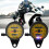 60mm Motorcycle Odometer Speedometer Gauge with Indicator Black 5