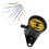 60mm Motorcycle Odometer Speedometer Gauge with Indicator Black 6