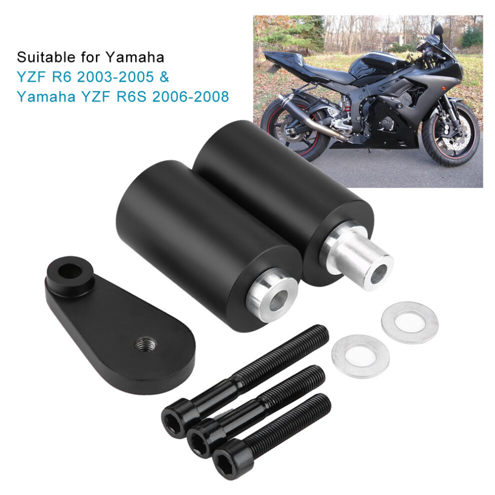 Motorcycle Refit Parts Frame Slider Crash Protector Kit For Yamaha Yzf R6 R6s 2003-2008 7601324531404