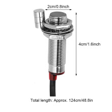 Odometer Sensor Cable with 3 Magnet for Digital Speedometer Motorcycle Tachometer