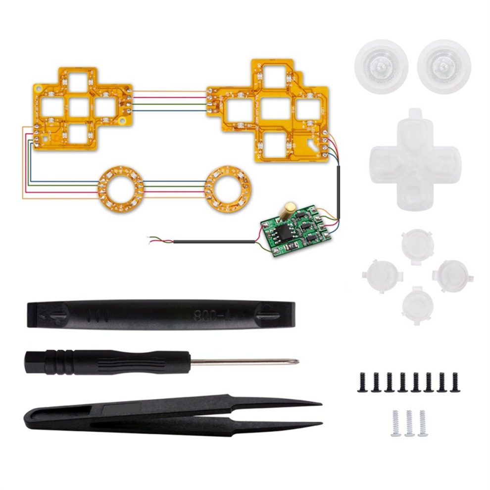 For Game Console Luminated D-Pad Thumbsticks (Dtf) Led Kit Red/Green/Blue 4853878289987