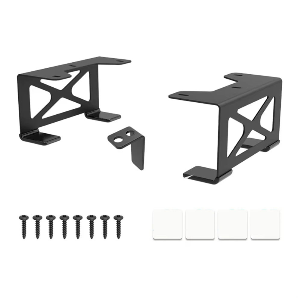 Adjustable Secure Rack Gaming Console Organizers Under Desk Desktop 4853878288249
