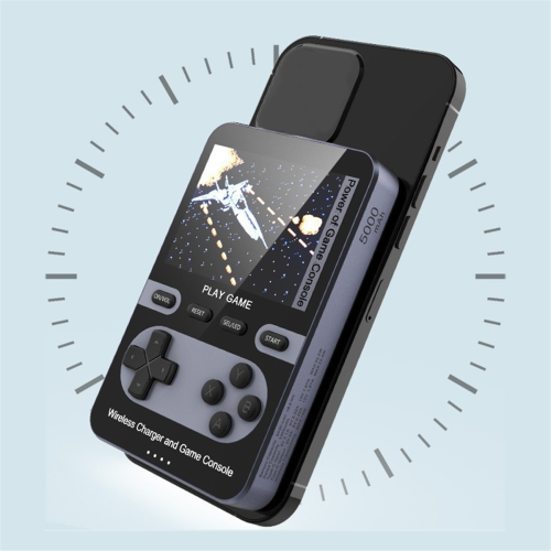 Console de jeux portable à charge rapide 5000 mA, grise 2