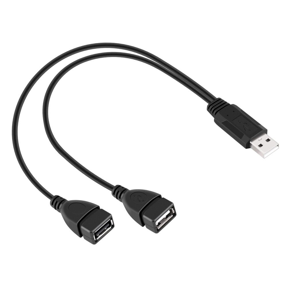 Usb 2.0A Male Auf 2 Dual Usb Female Jack Y Splitter Adapter Kabel 4853878295186