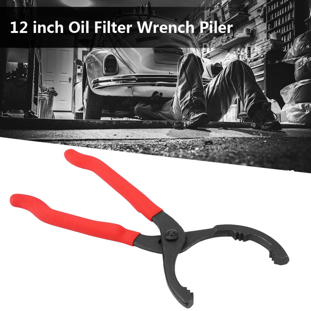 12 Inch Oil Filter Wrench Piler Disassembly Dedicated Clamp Filter Grease Wrench For Car Repai 8141324532791