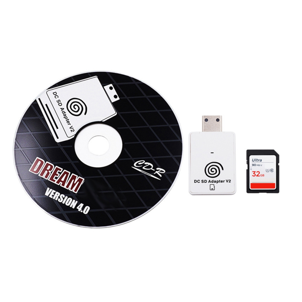 For Sd Card Reader+32Gb Card For Dreamcast Dreamshell 4853878290754