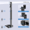 For Series Game Console Upright Hardware Bracket 6