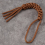 Paracord Quadratgewebe Messer-Lanyard – Khaki 7