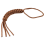 Paracord Quadratgewebe Messer-Lanyard – Khaki 2