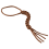 Paracord Quadratgewebe Messer-Lanyard – Khaki 3