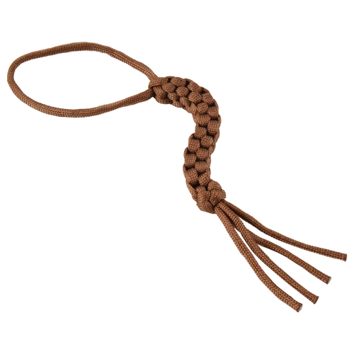 Paracord Quadratgewebe Messer-Lanyard – Khaki 2