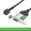 Mini-SAS-SFF-8643-Host-zu-SAS-HD-SFF-8088-Buchsen-Adapterkabel 0,5 m 6