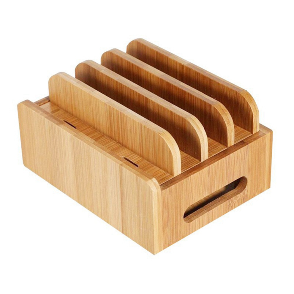 Mobile Phone Flat Bracket Multi-Device Charging Station Organizer