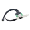 Mini-SAS-SFF-8643-Host-zu-SAS-HD-SFF-8088-Buchsen-Adapterkabel 0,5 m 2