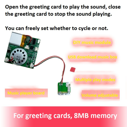 Grußkarte mit USB-Aufnahmemodul 2