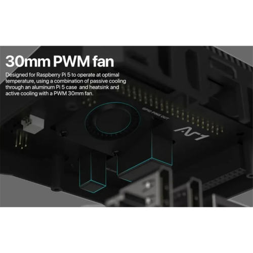 Case ONE V3 per 5 ventole PWM integrate in alluminio 2