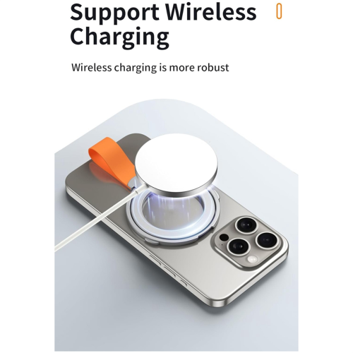 Suporte magnético para celular com apoio ajustável e pegada confortável. 2