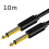 6,5 mm jack audio kábel PVC 6,35 jack samec-samec AUX kábel, 10 metrov 2