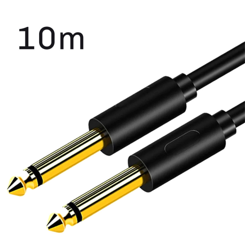 6,5 mm jack audio kábel PVC 6,35 jack samec-samec AUX kábel, 10 metrov 1