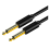 6,5 mm jack audio kábel PVC 6,35 jack samec-samec AUX kábel, 0,5 metra 1