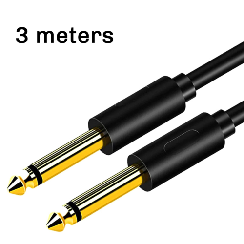 6,5 mm jack audio kábel PVC 6,35 jack samec-samec AUX kábel, 3 metre 1