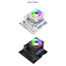 T600 CPU-kylare med sex kopparrörsradiator CPU-radiator, B