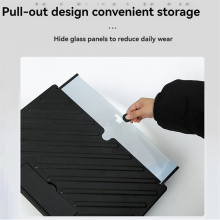 20 Inch Screen Magnifier 3D HD Phone Magnification Projector,Black