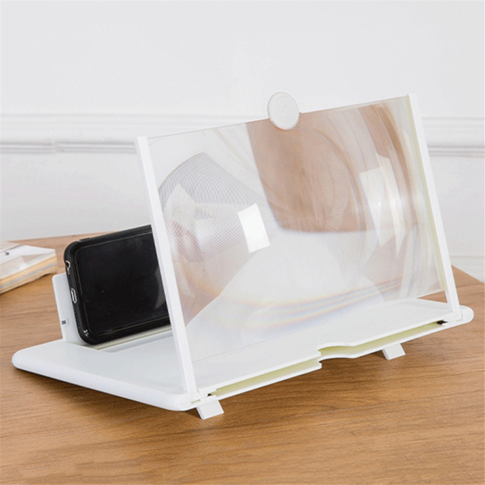 14 Inch 3D Screen Amplifier Enlarged Magnifier for Travel Black