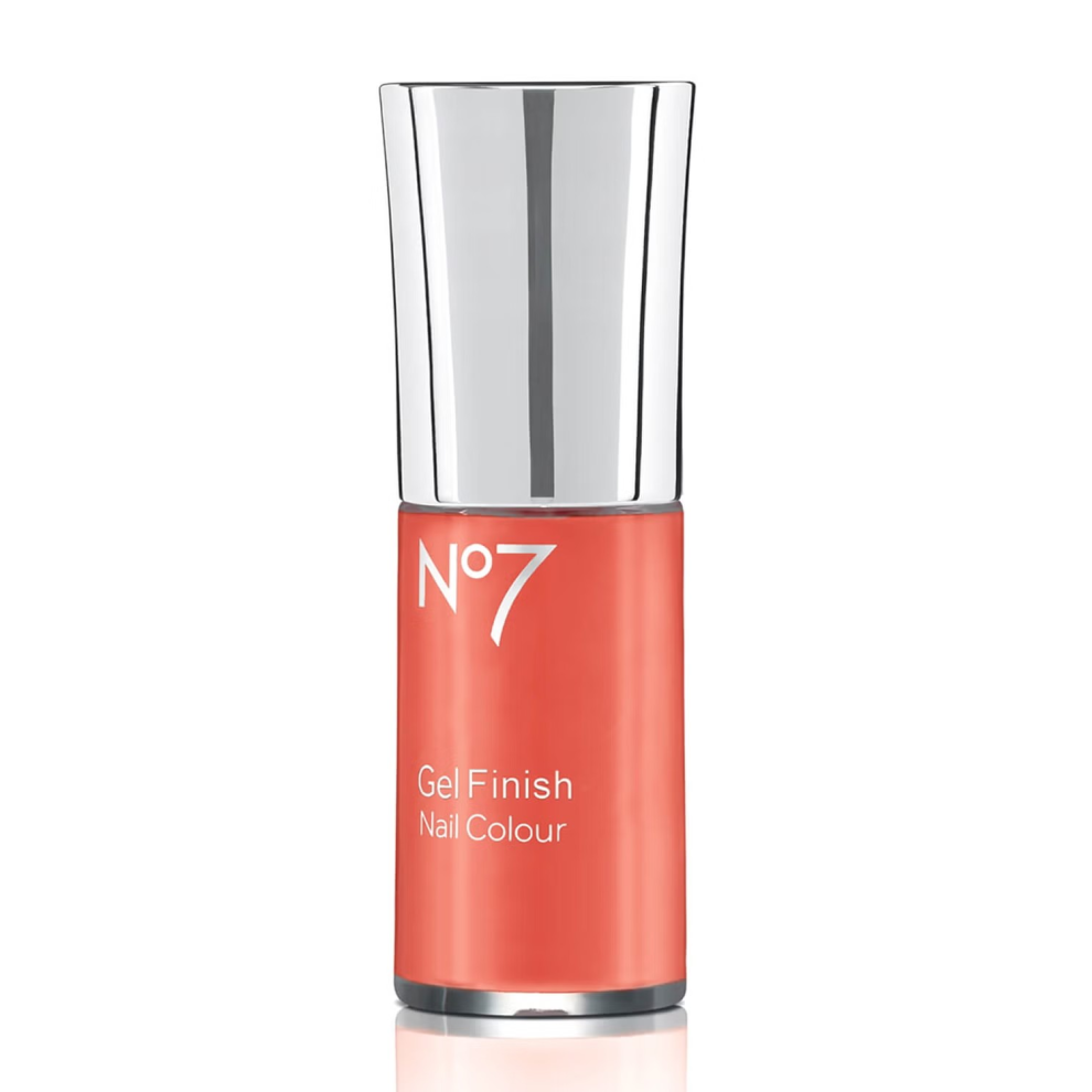 No7 gel finish nail colour orange spice 10ml