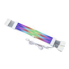 ARGB PSU-kabels 2x8-pins PCIE ARGB PSU-kabels Zachte siliconen buigzame kabels