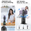 AI Smart Gimbal Auto Face Tracking Gimbal 1200mah 360 Rotation 6