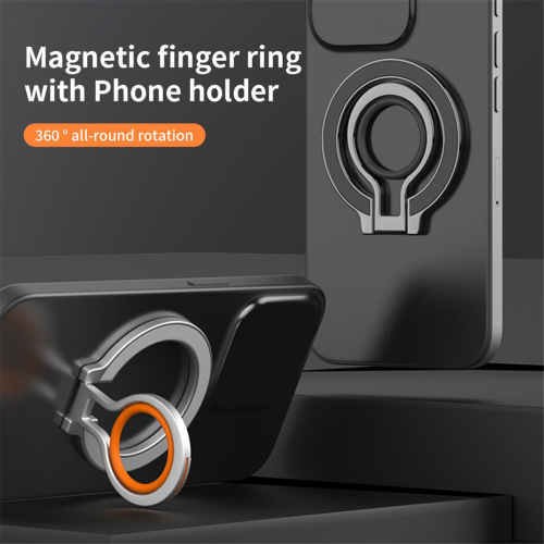 Supporto magnetico per telefono con anello in silicone 1