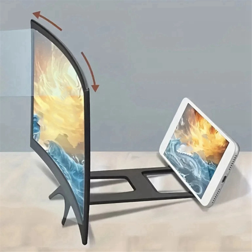 2pcs 12-Inch Curved Phone Screen Magnifier HD Video Amplifier 2