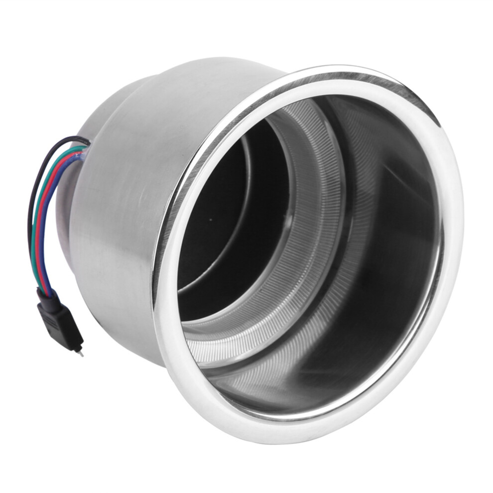 Stainless Steel Led Rgb Drink Cup Holder With Remote Control For Marine Rv Truck 8461324533988