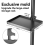 781E Universals Microphone Stand Tray Adjustable Mic Stand Tray A 4