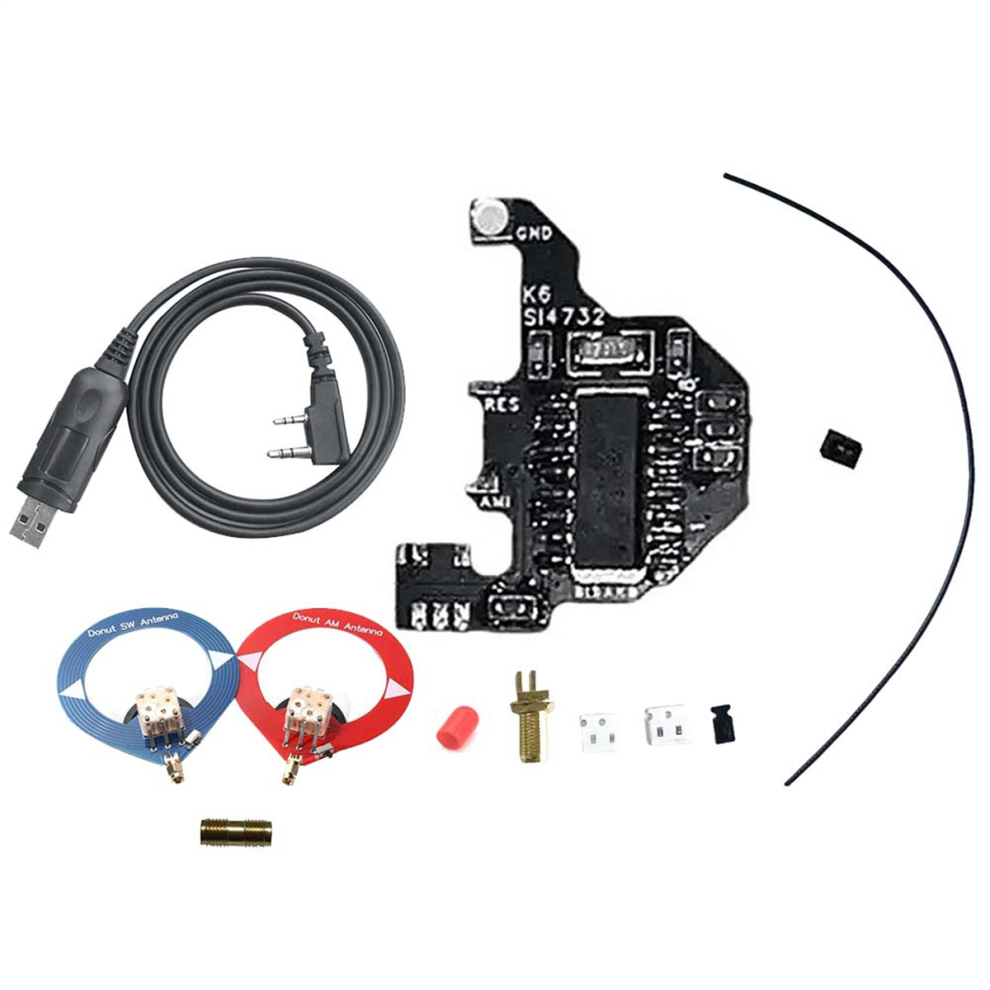 Shortwave Modification Module+2xDonut Antenna+Programming Cable
