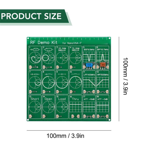 Filter Demo Kit -F Testbord HAM Vector Netwerk Test 1