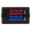 Voltímetro e amperímetro digital LED DC0-100V 10A, vermelho + azul 1