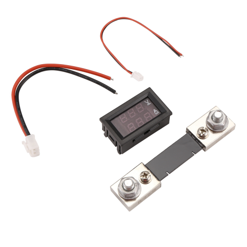 Digital Voltage Current Meter High Voltage LED DC Dual Display Meter 2