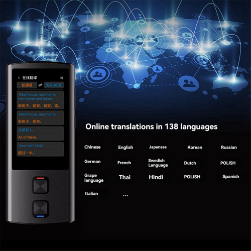 138 Languages WiFi Online and Offline Voice Translator 1