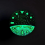 Green Luminous Earth Starry Pattern Watch 28.5mm 4