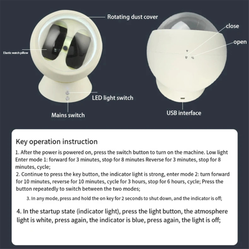 Caricatori meccanici per orologi automatici USB Power Beige