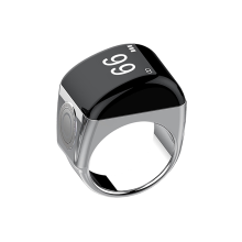 APP-gestuurd display 5 gebedstijdherinneringen Zilver, 20 mm