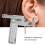 Stainless Steel Ear Piercing Gun Tool with Marker Pen Mirror 8